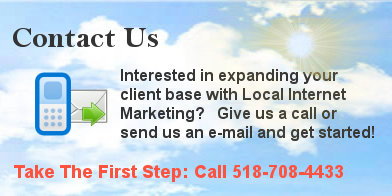 contact us for local internet marketing slide