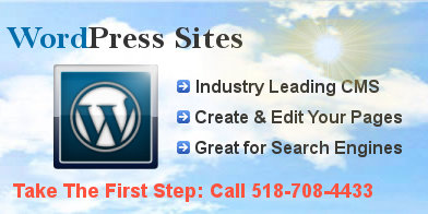 Wordpress website media image